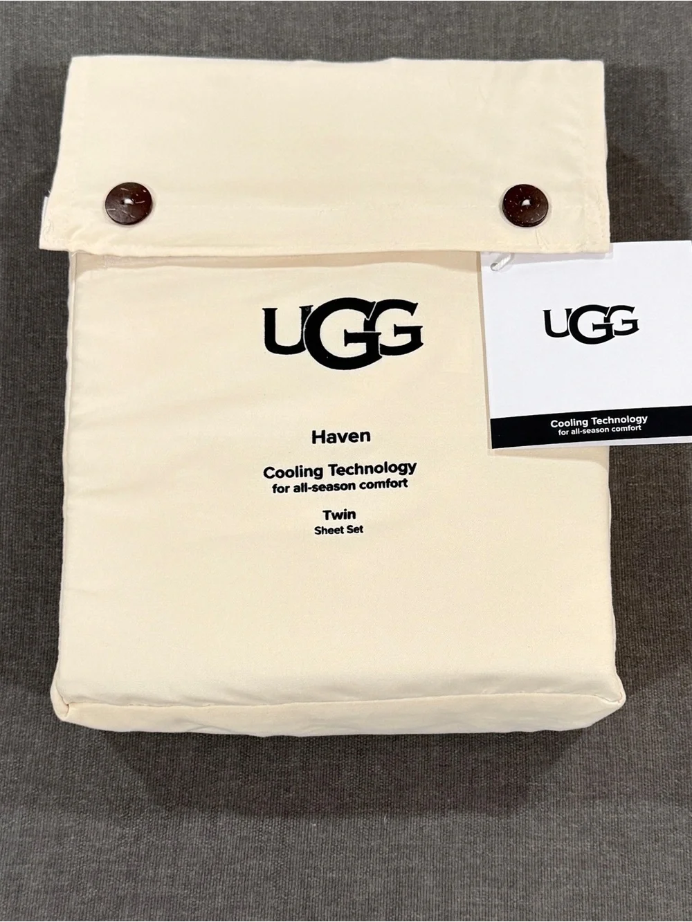 UGG Cream Twin Sheet Set